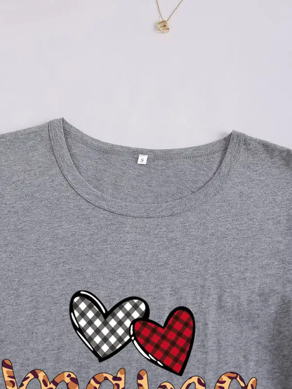 Relaxed Round-Neck Short-Sleeve Knit Cotton T-Shirt