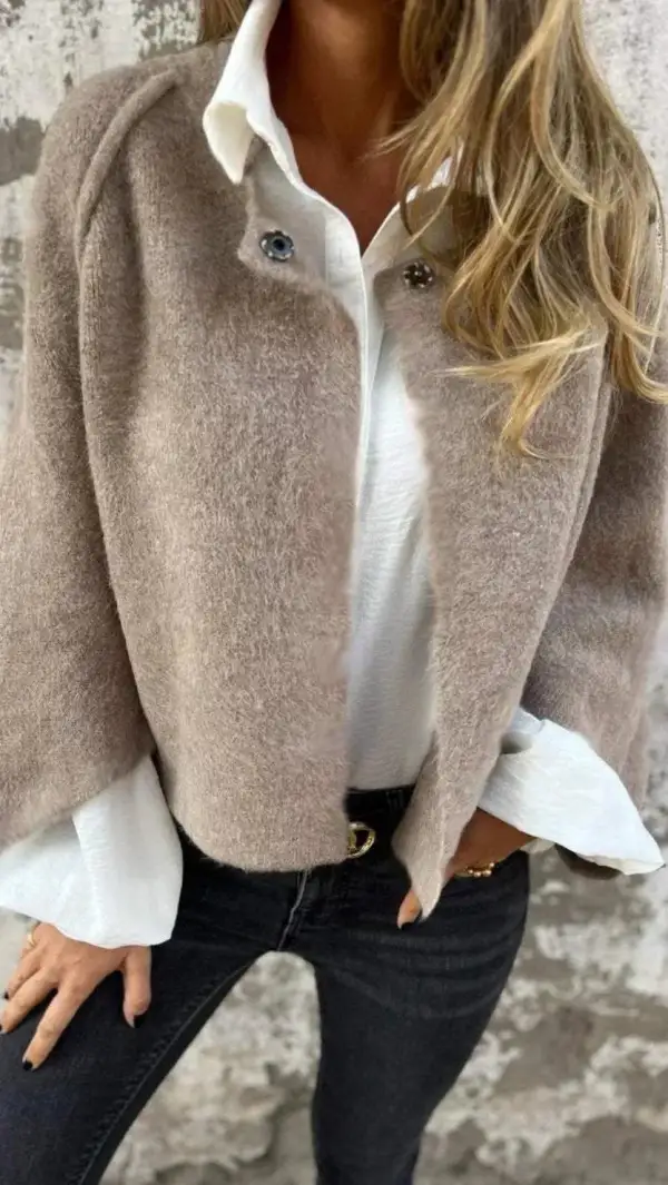 Wool Tailored Cardigan