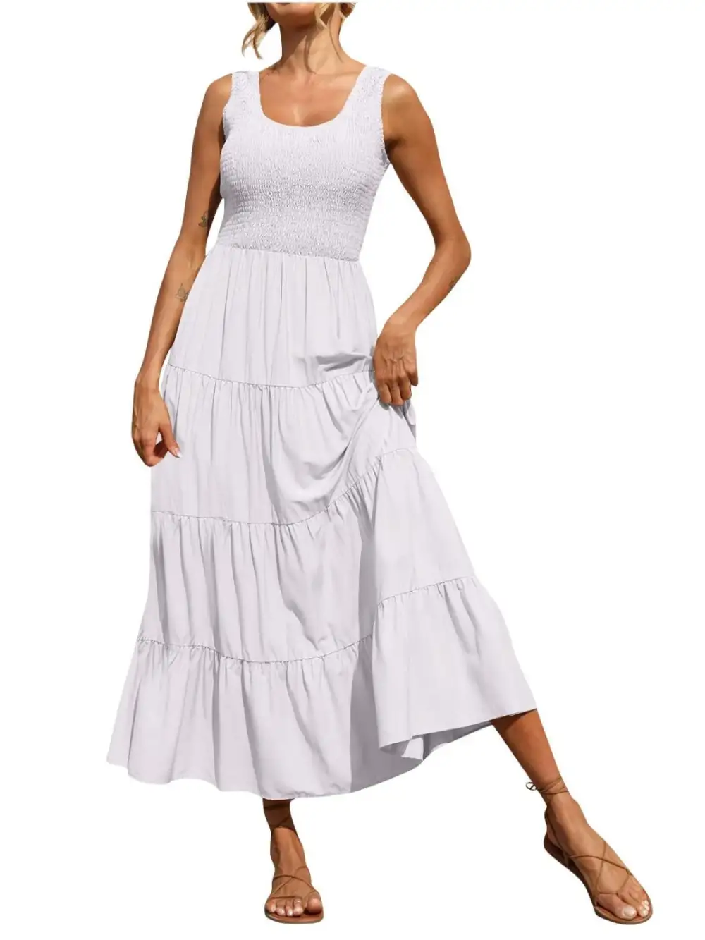 Classic Tiered Casual Dress