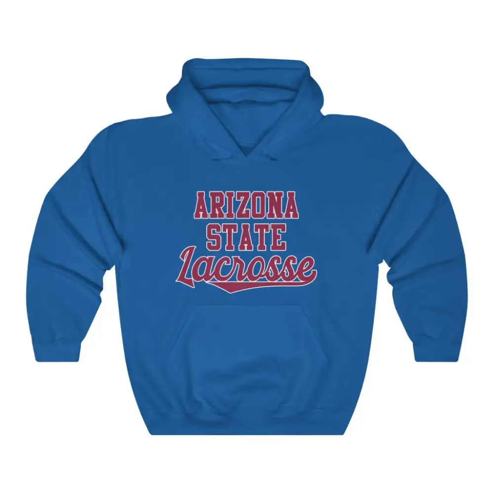 Clean Lettering Lacrosse Graphic Pullover Hoodie