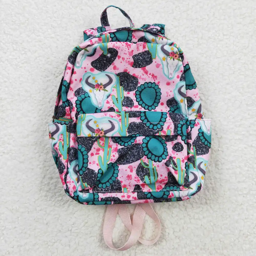 Western Inspired Cactus Kids Backpack
