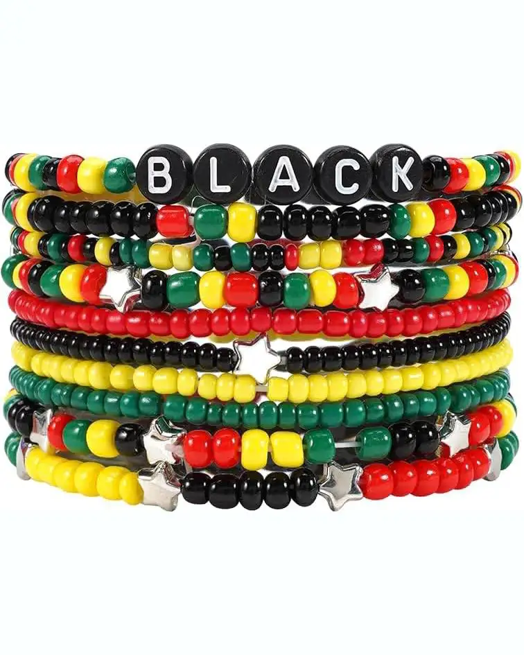 Juneteenth Beads Bracelet