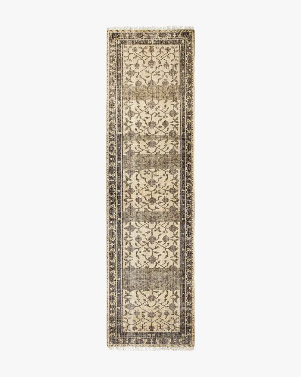 Textural Hand-Knotted Wool Area Rug