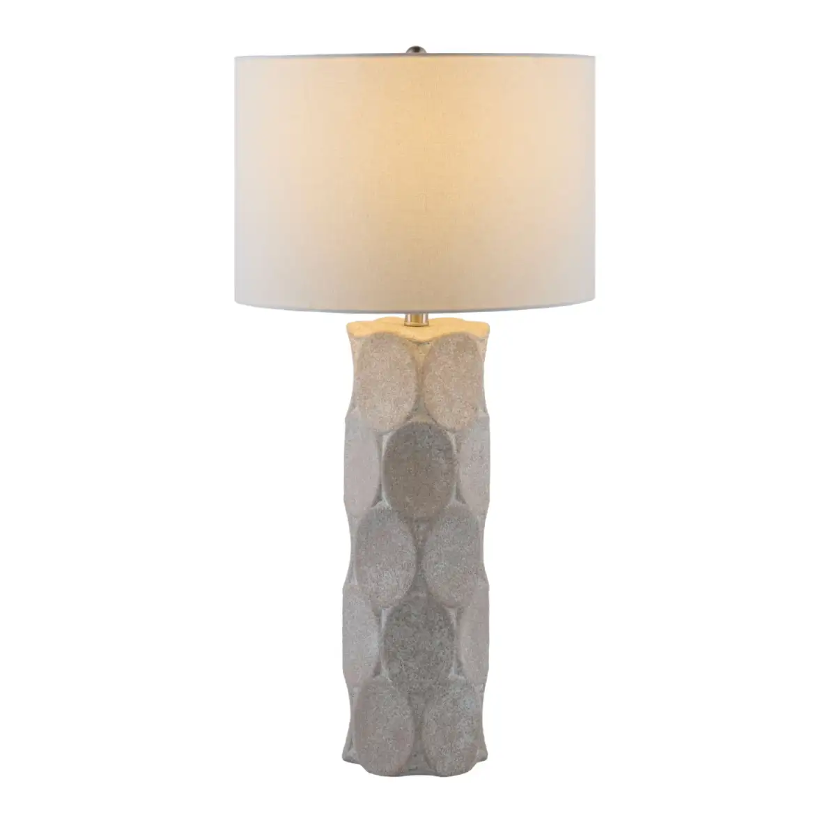 Decorative Linen-Shade Floor Lamp