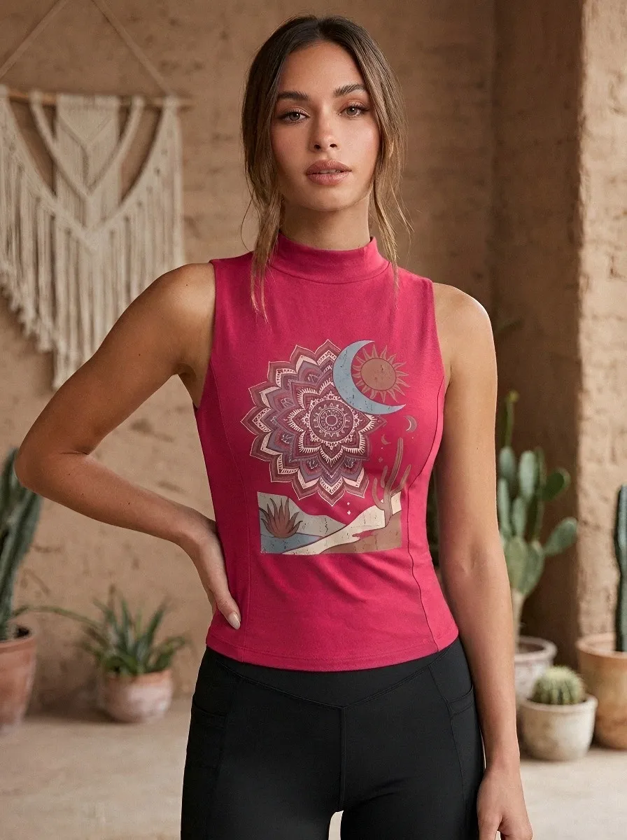 Boho Mandala Sun Tank Top