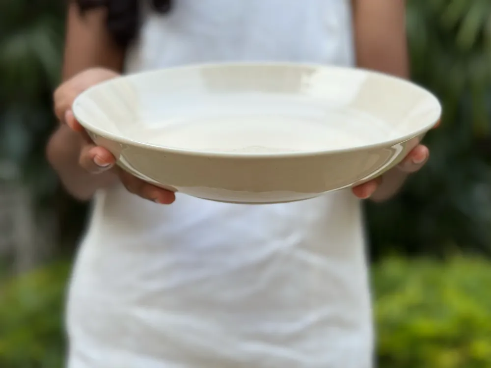Flat Bottom Serving Pasta Bowl
