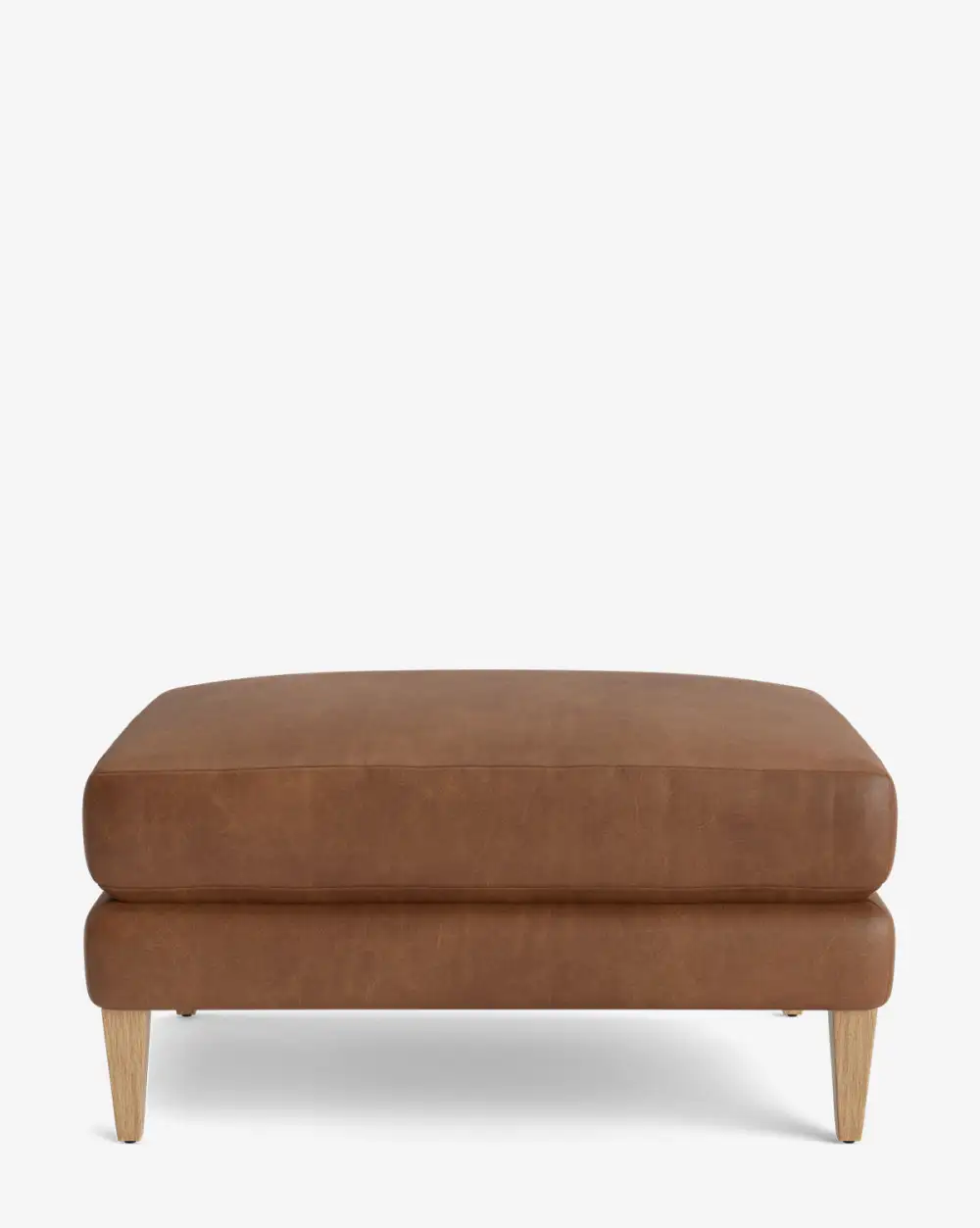 Modern Oak Ottoman