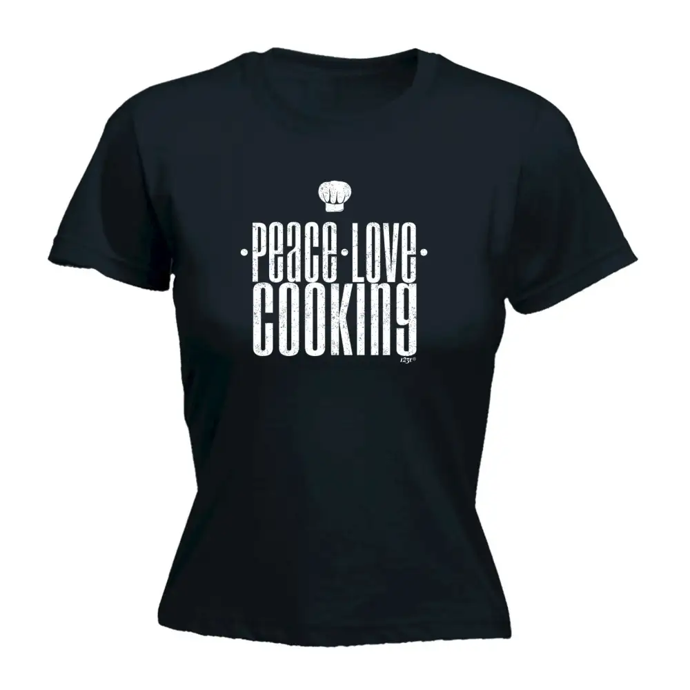 Peace Love Cooking Graphic Tee