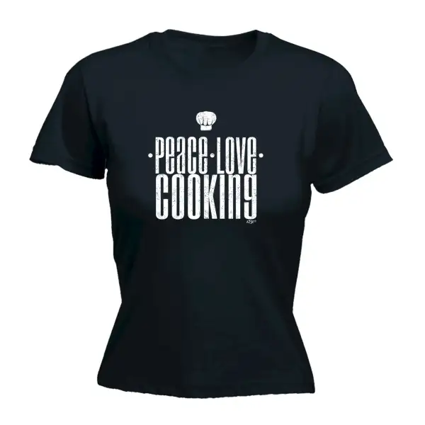 Peace Love Cooking Graphic Tee