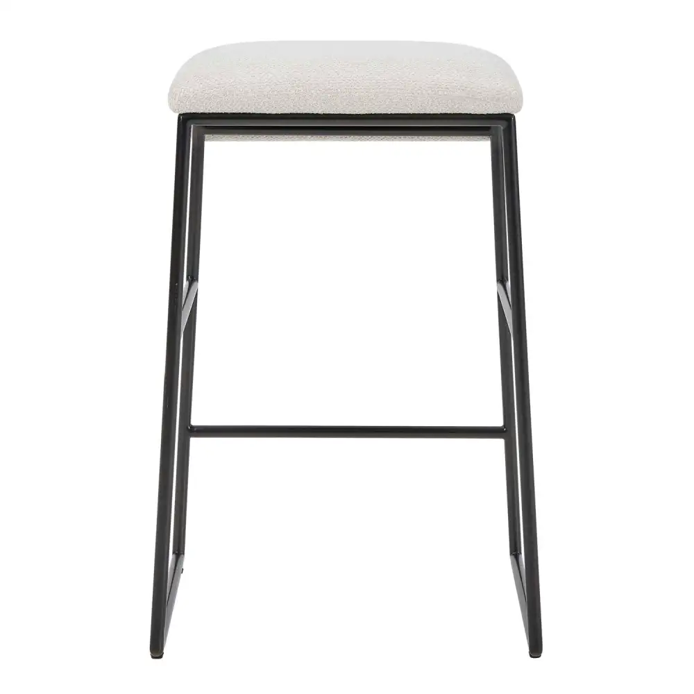 Sculptural Fabric Counter Stool
