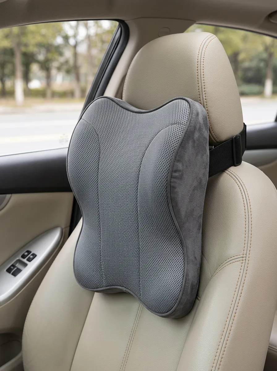 Neck-Support Mesh Car Neck Support Pillow