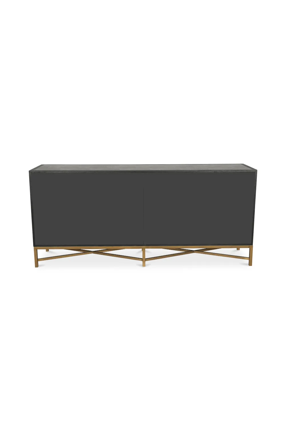 Vegan Leather Four-Door Sideboard