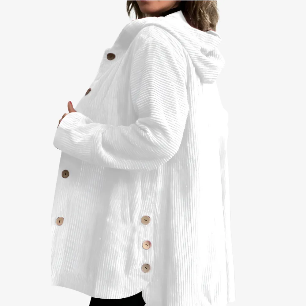 Velvet Hooded Jacket