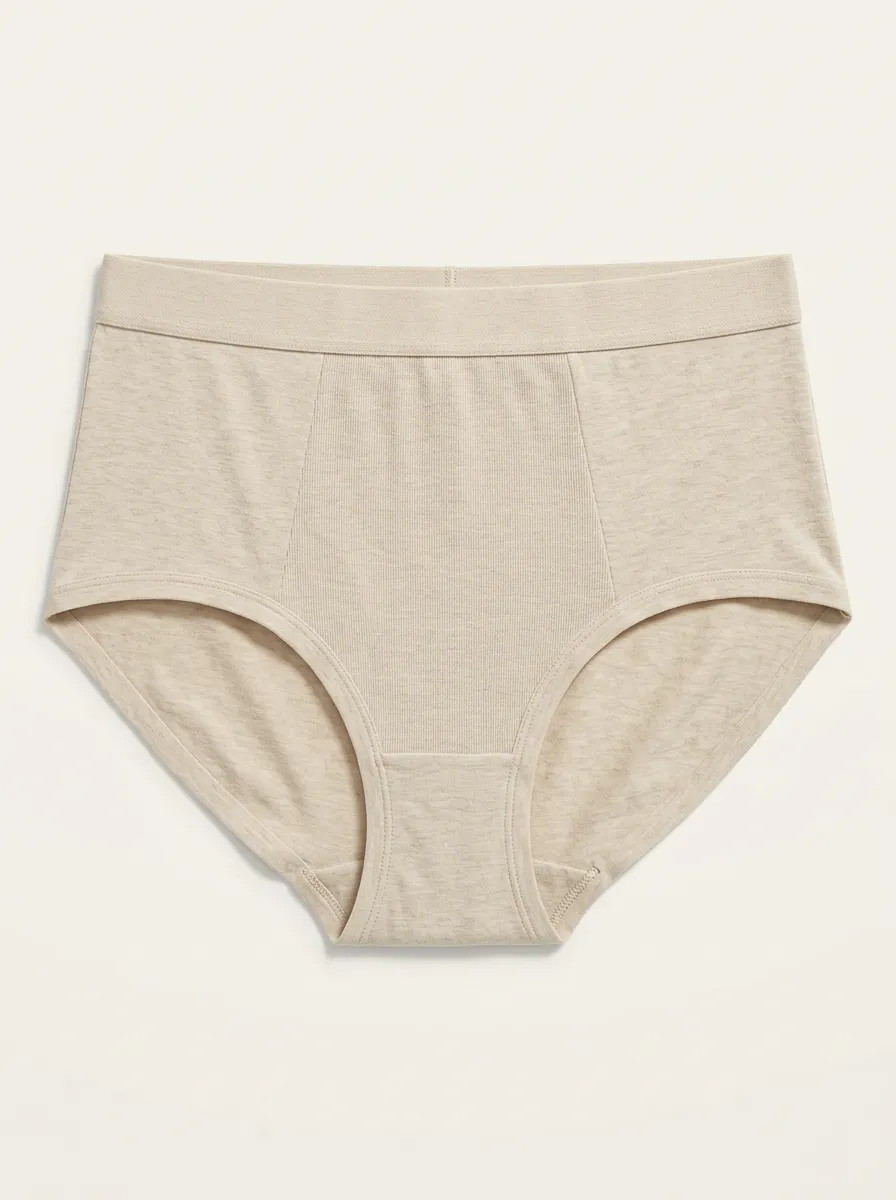 Women's Seamless Ribbed Printed Panties