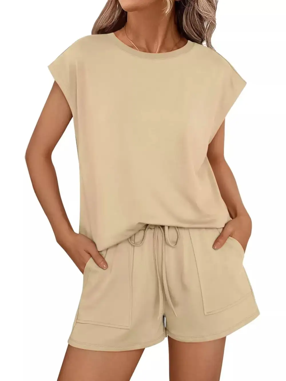 Casual T Shirt Shorts Set