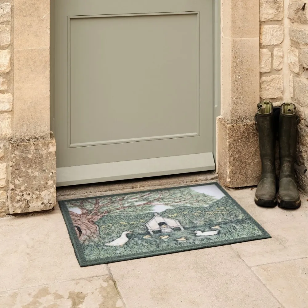 Duck House Outdoor Door Mat