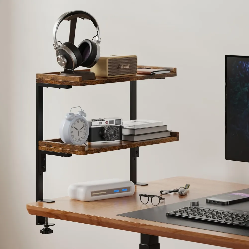 Clamp-On Desk Shelf