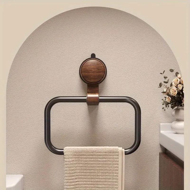 Modern Suction Towel Ring Holder