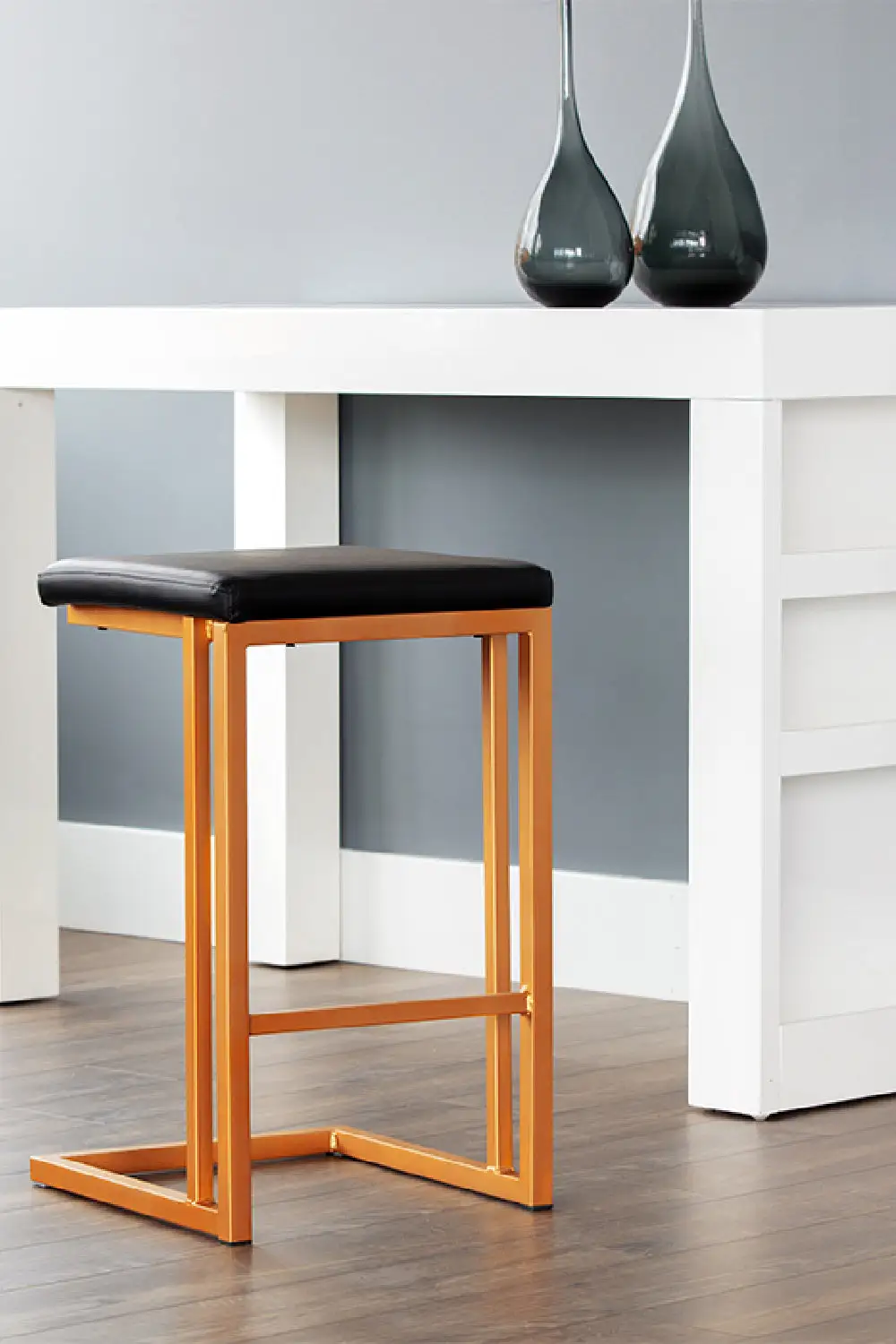 Dining Leather Counter Stool