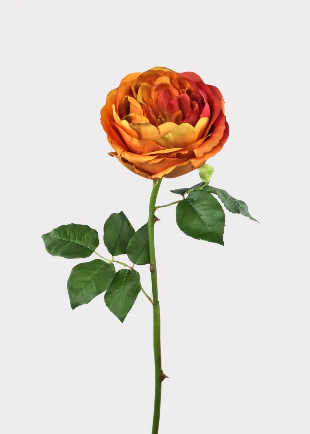Botanical Artificial Rose Floral Accent