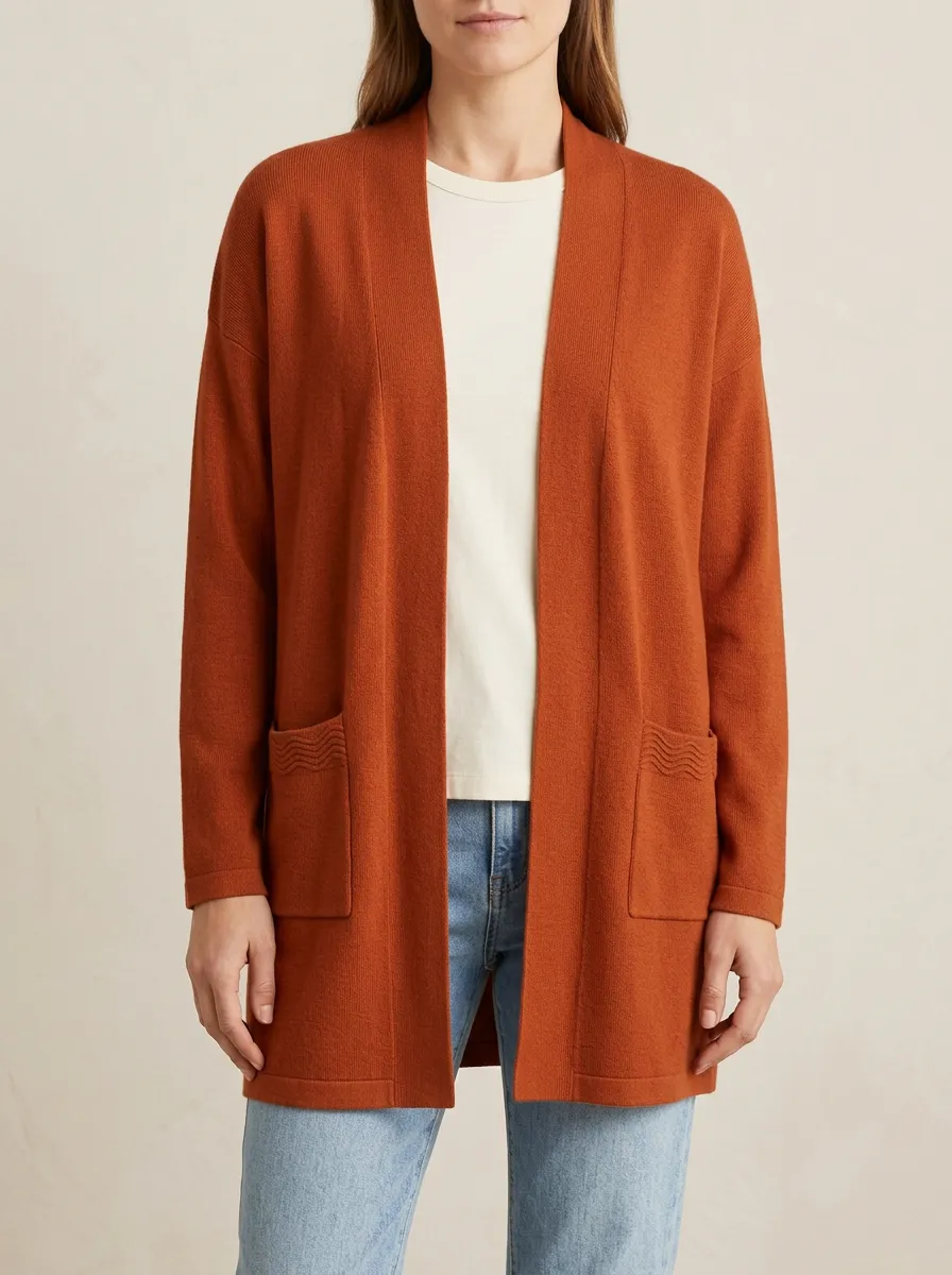 Textured Knit Cardigan