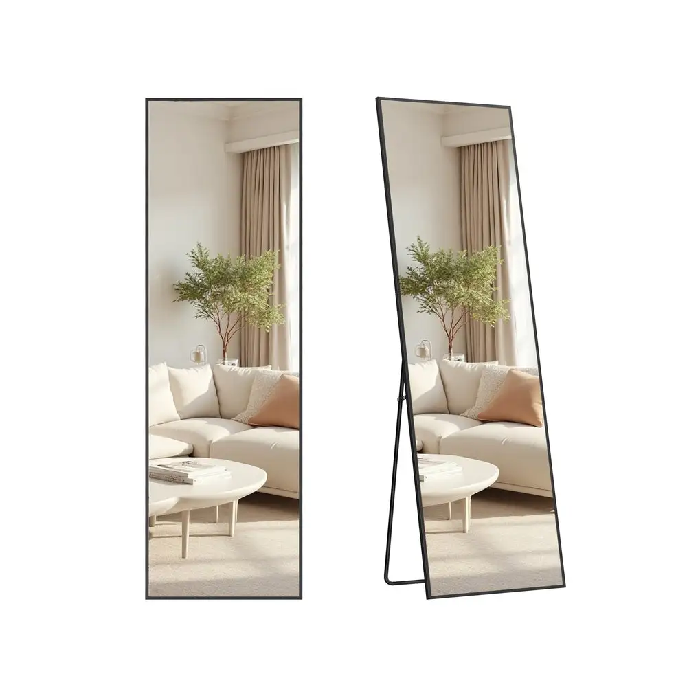 Matte Rectangular Standing Mirror
