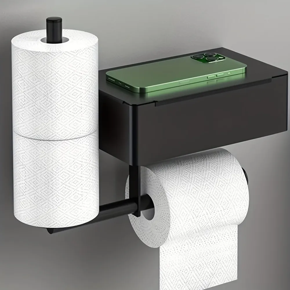 Wall-Mount Toilet Paper Holder