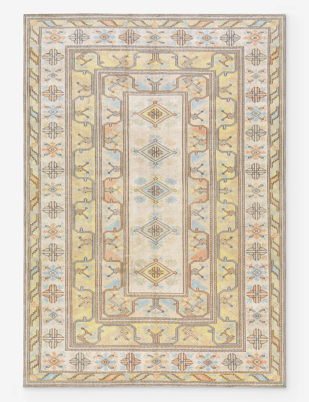 Rich Distinctive Handcrafted Turkish Inspired Hand Knotted Wool Area Rug