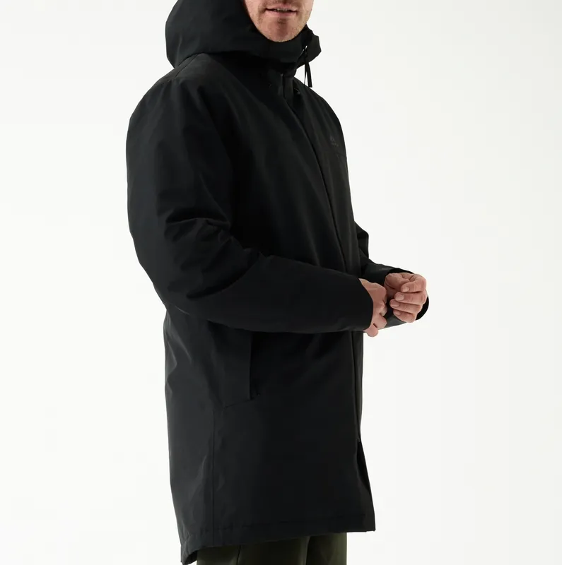 Water-Resistant Parka Black