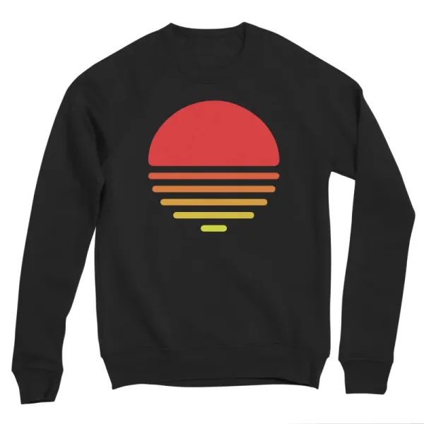 Retro Aesthetic Sunset Sweatshirt