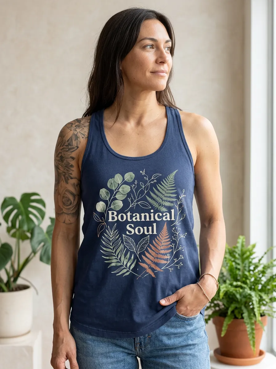 Botanical Soul Nature Tank Top Soft