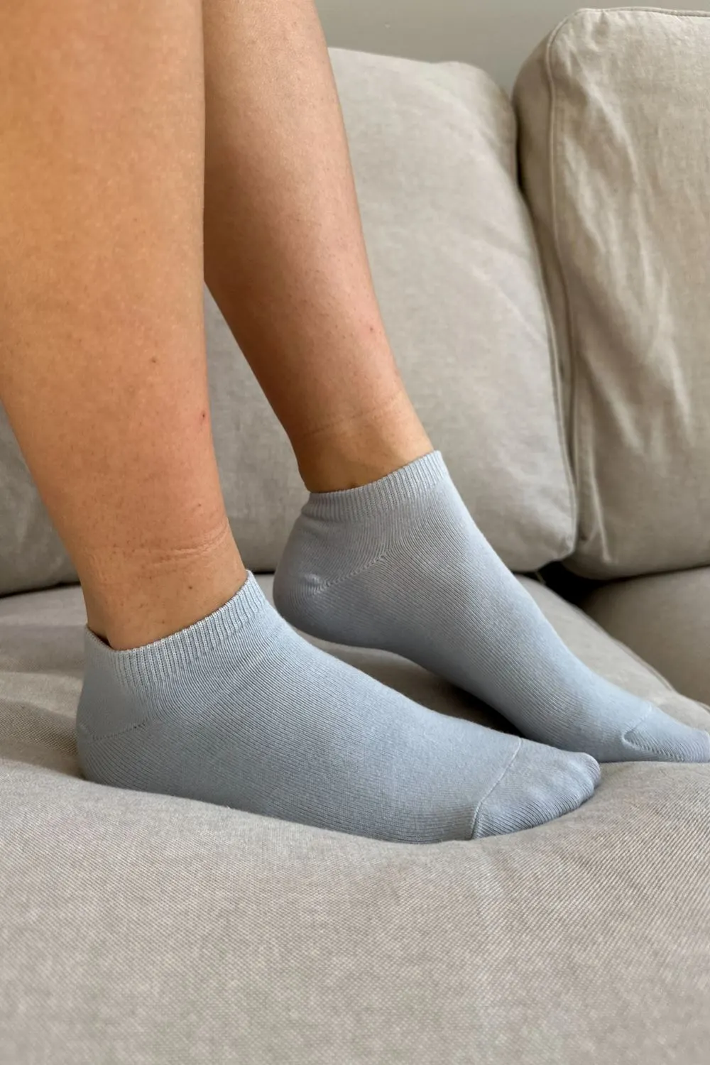 Plain Cotton Ankle Socks