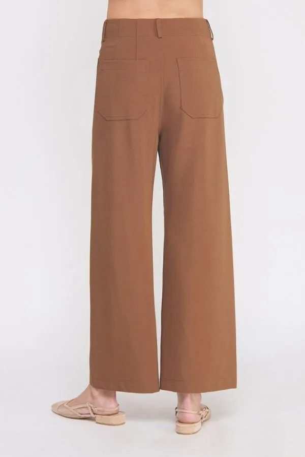 Wide Leg Cotton Pants