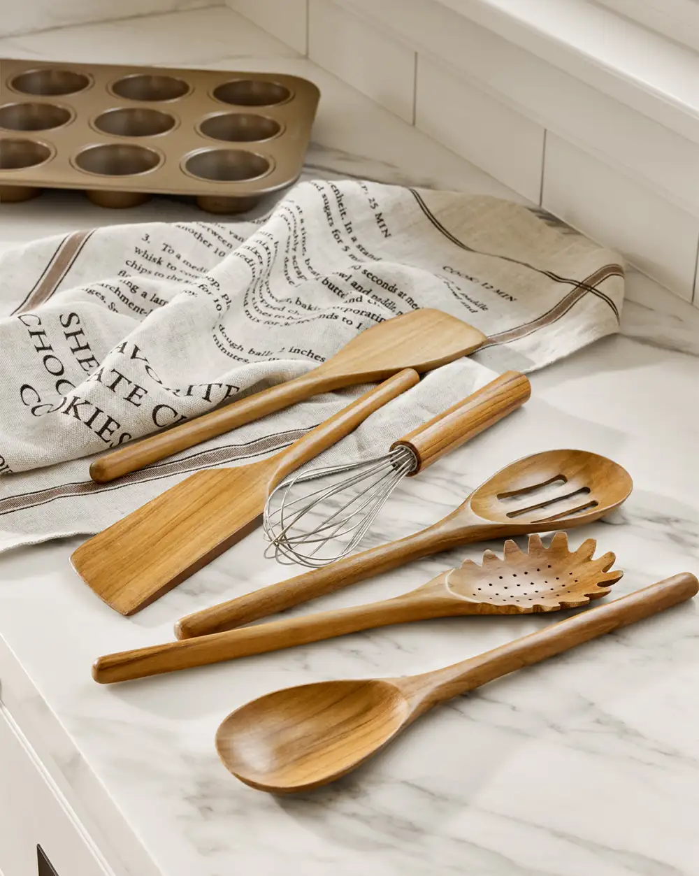 Textured Wood Kitchen Accessory