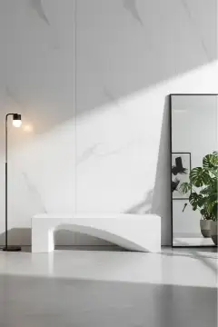 Classic Concrete Accent Bench