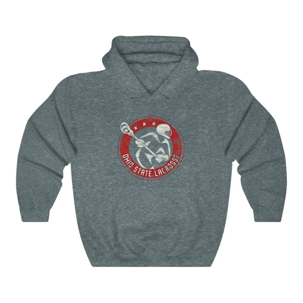 Everyday Vintage Player Lacrosse Graphic Pullover Hoodie