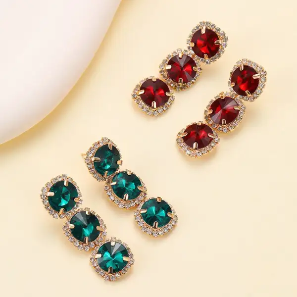 Triple Drop Layer merald Ruby