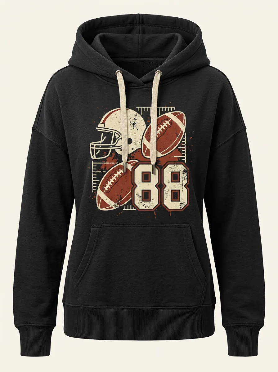Women's Pigskin Classic Football Hoodie