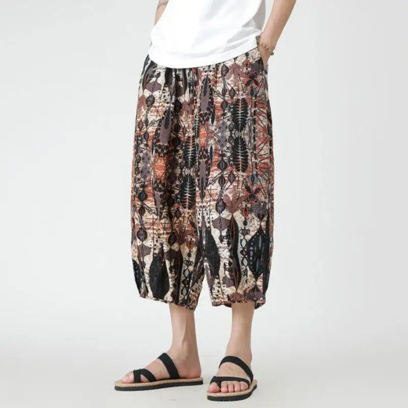 Patchwork Pocketed Pants