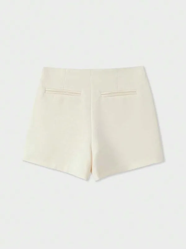 Beige Front Pocket Jeans