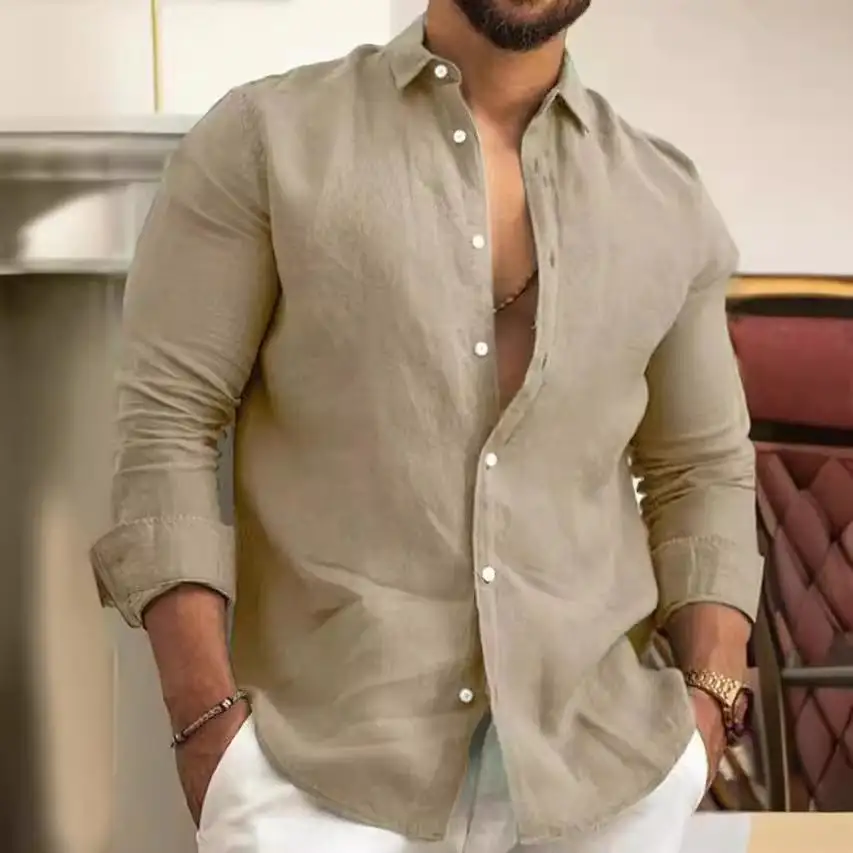 Men's Lightweight Linen Shirt