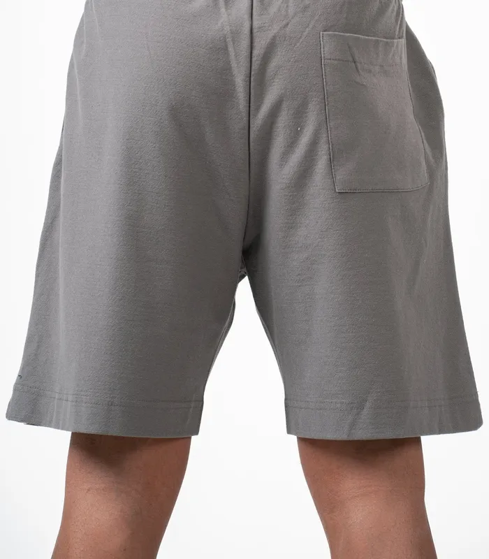 Dark Grey Relaxed Pull On Shorts
