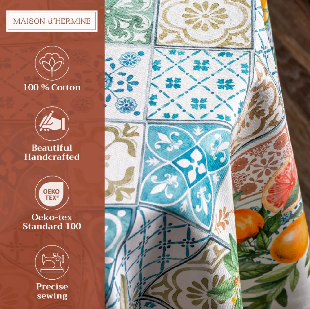 Agrume Cotton Tablecloth