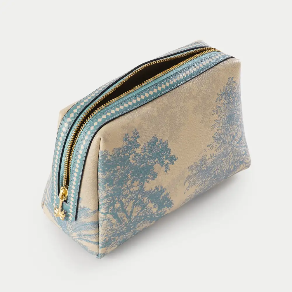 Blue Large Vanity Storage Pouch