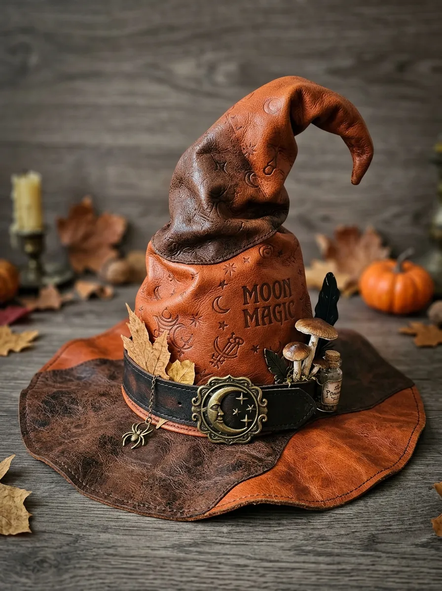 Gothic-Inspired Halloween Witch Hat