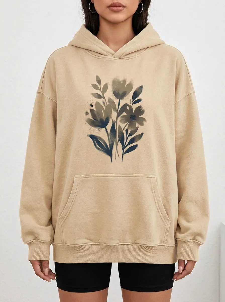 Botanical Nature Floral Art Hoodie