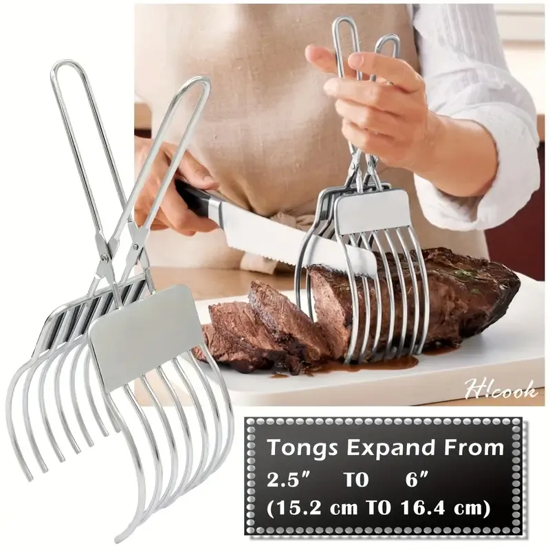 Stainless Steel Meat Tongs