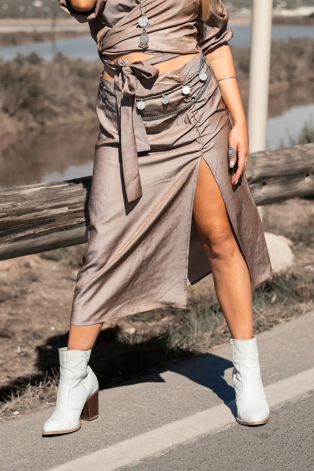 Everyday Casual Midi Skirt