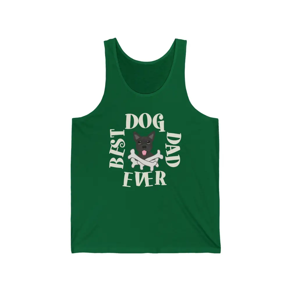 Dog Dad Puppy Graphic Tank Top