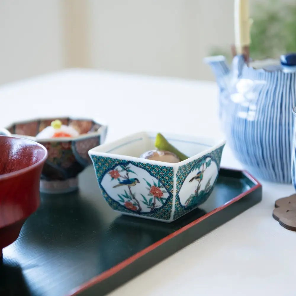 Classic Floral Porcelain Side Bowl